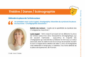 Presse : entretien Lucie Augeai, Bulletin
des auteurs N° 164 – Janvier 2026 par le Syndicat National des Auteurs et des Compositeurs
